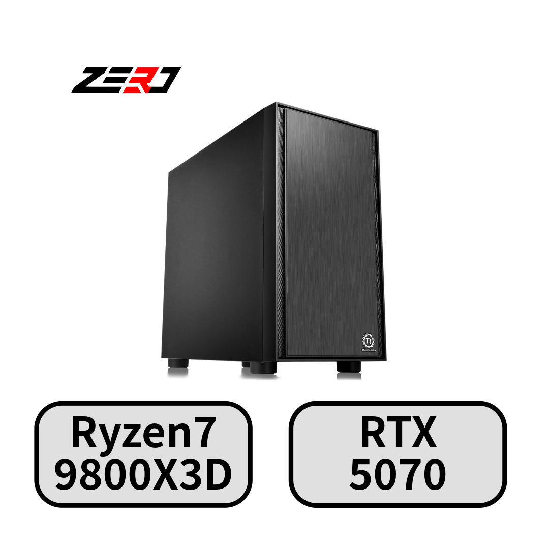 Ryzen7 9800X3D・RTX5070 搭載